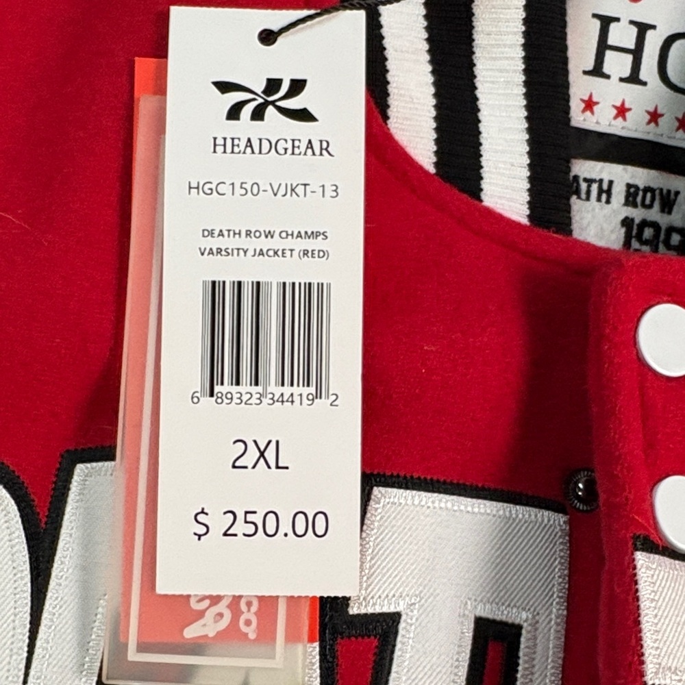 Death Row Red Varsity Jacket - Picture 3 of 14